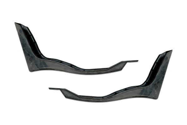 Top Wind Fairings Cab Extenders w/Brackets Set International LT625