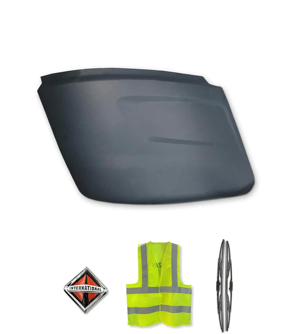 Bumper End Corner Extension Plastic Passenger International LT625
