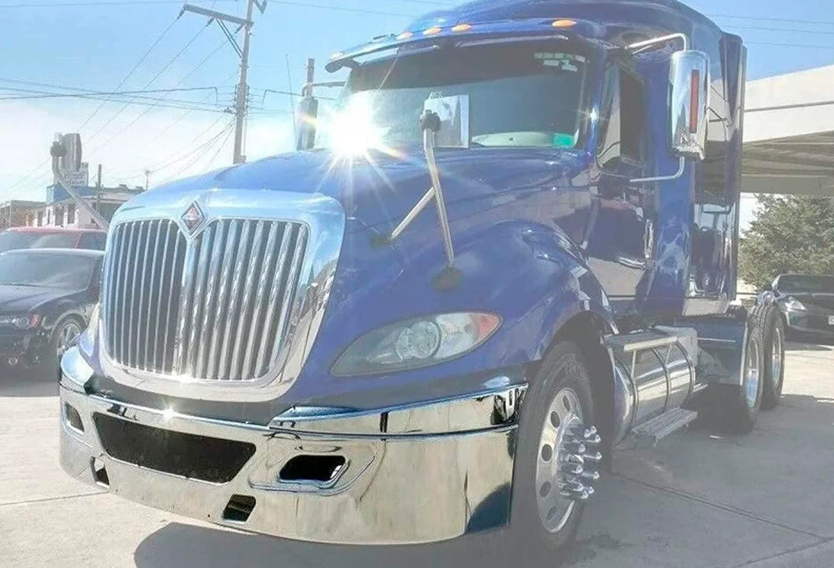 Bumper Fold Over Chrome Steel 2006-2015 International Prostar