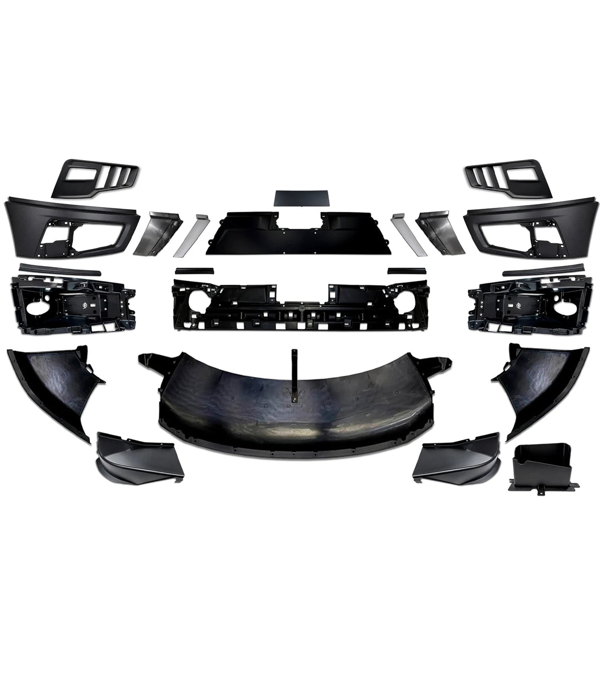 Front Bumper Set with Black Center 2025+ Volvo VNL New