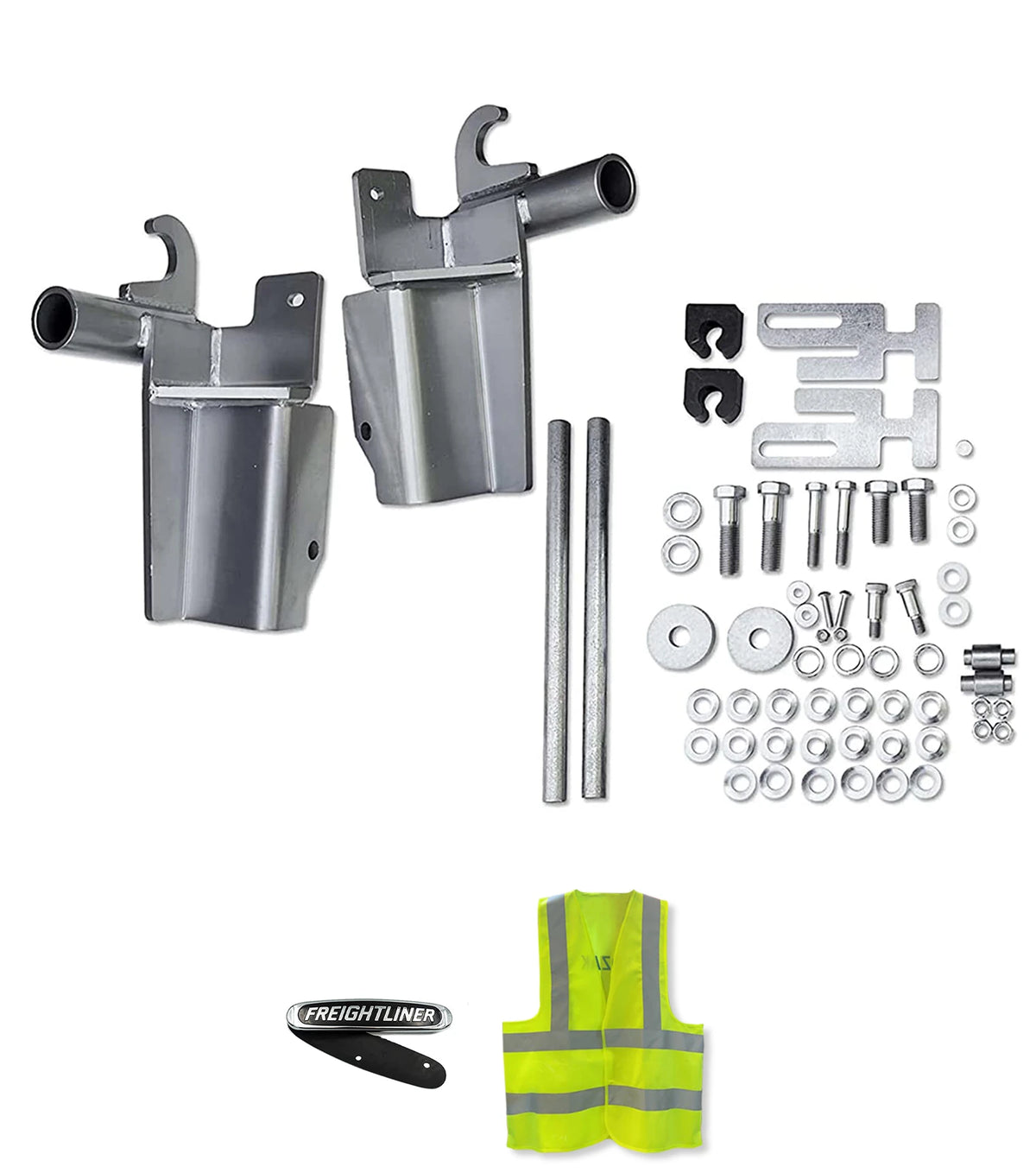 Mounting Brackets Bumper Guard Set 2008-2017 Freightliner Cascadia 125 113