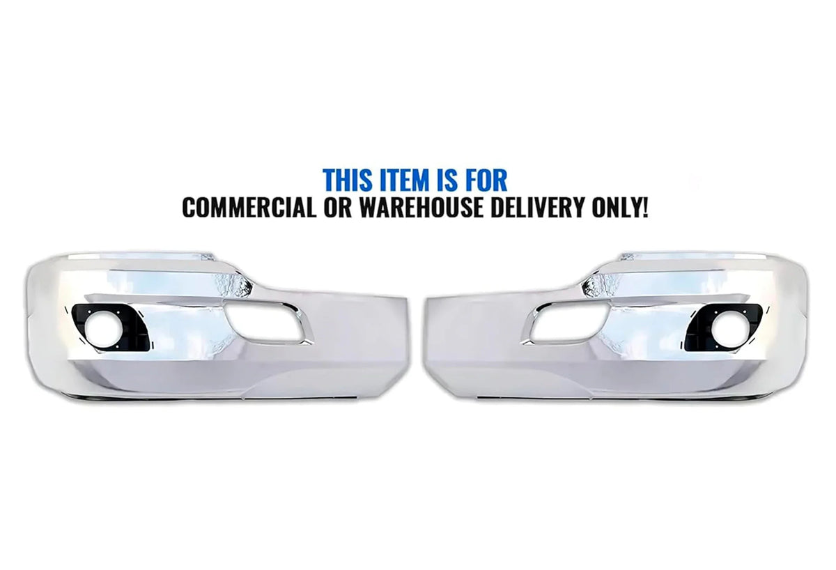 Bumper Corners Plastic Chrome with Bezels & Led Fogs Kenworth T680