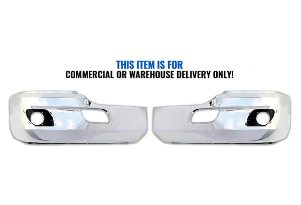 Bumper Corners Plastic Chrome with Bezels & Led Fogs Kenworth T680
