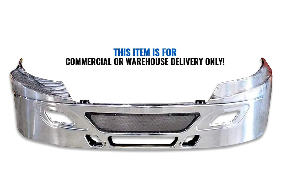 Bumper Stationary Chrome Steel 2006-2015 International Prostar