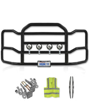 Grille Guard Large Black with Lights 2010+ Kenworth T700