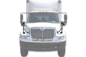 Towing Hood Mirrors Chrome Pair International Durastar - 