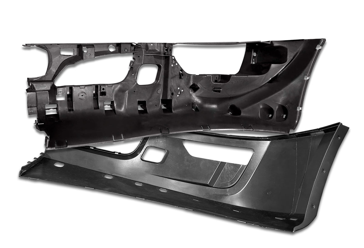 Bumper Corner with Fog Hole & Inner Reinforcement Set, Passenger 2022+ Peterbilt 579