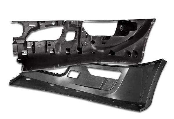 Bumper Corner with Fog Hole & Inner Reinforcement Set, Passenger 2022+ Peterbilt 579