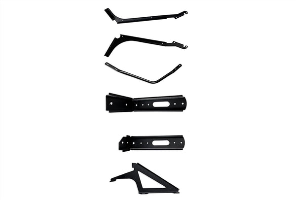 Upper and Lower Wind Cab Cabin Fairing w/Brackets Set Passenger 2018-2024 Volvo VNL