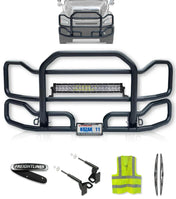 Front Grille Guard Large Black Freightliner Columbia