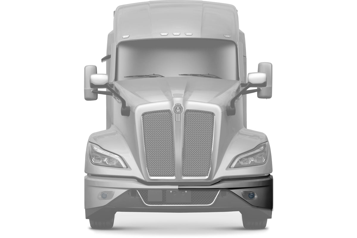 Bumper Cover Chrome With Fog Hole Driver 2022+ Kenworth T680