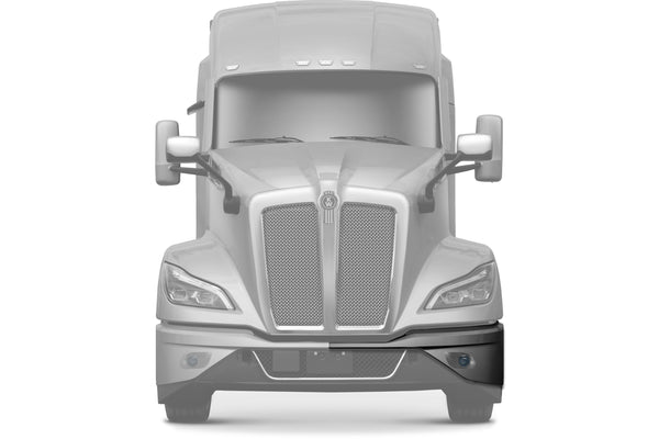 Bumper Cover Chrome With Fog Hole Driver 2022+ Kenworth T680