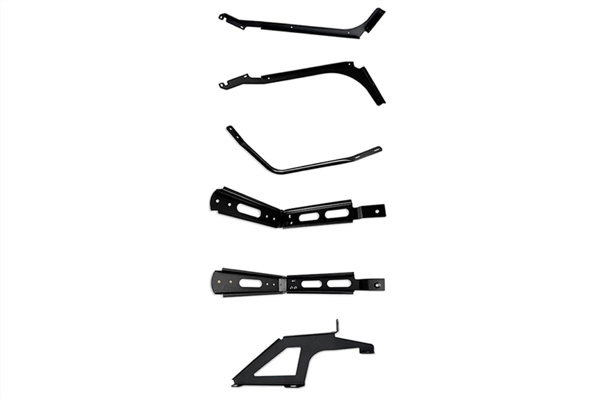 Upper and Lower Wind Cab Cabin Fairing w/Brackets Set Driver 2018-2024 Volvo VNL