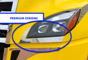 Headlight Chrome Trims Set 2018+ Freightliner Cascadia