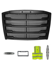 Front Grille Black with Steel Bug Screen 2018+ Freightliner Cascadia 116 126