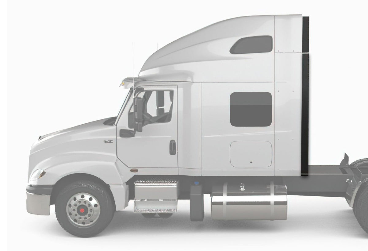 Cab Trim Molding, Roof Extension and Lower Fairing Extension Driver International LT625