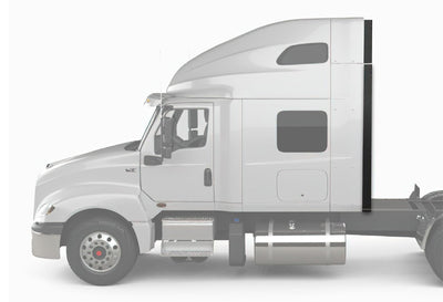 Cab Trim Molding, Roof Extension and Lower Fairing Extension Driver International LT625