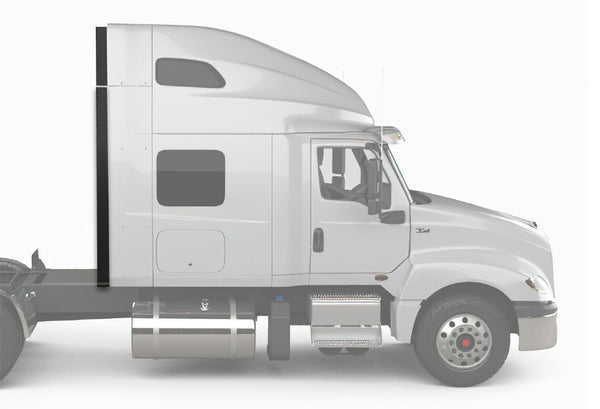 Cab Trim Molding, Roof Extension and Lower Fairing Extension Passenger International LT625