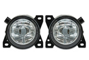 Fog Light Bezels Black Plastic & Fog Lights Set Kenworth T660
