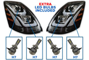 Headlights Set 2004-2017 Volvo VNL VNX VT