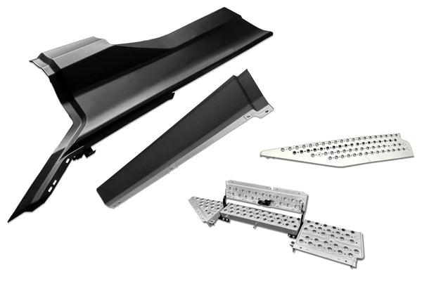 Fairing Panels w/ 2x Steps w/ Kick Panels Full Complete Set fits Driver 2022+ Kenworth T680 Next Gen