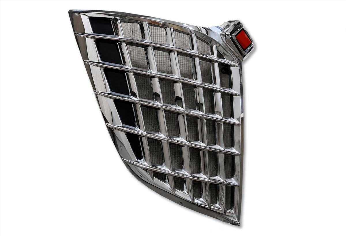 Chrome Grille with Bug Screen Complete Assembly International Lonestar