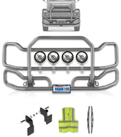 Front Grey Grille Guard Large 1999-2003 Mack CH Set-Back