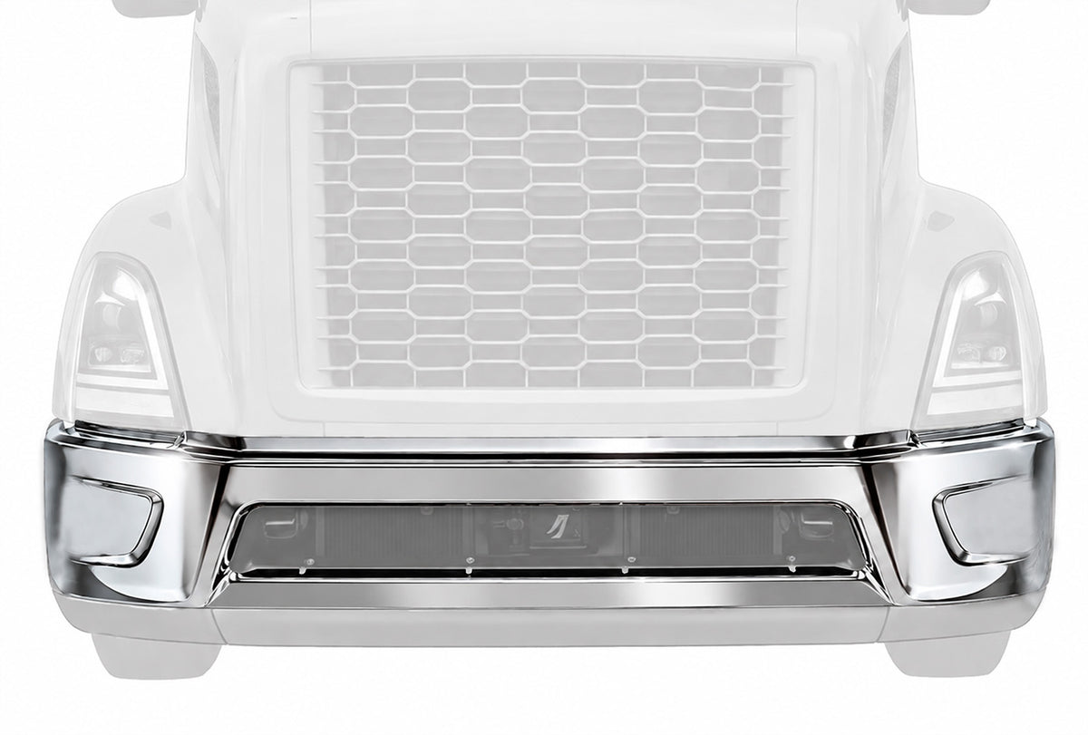 Center Bumper without Fog Light Hole Chrome 2018+ Volvo VNR
