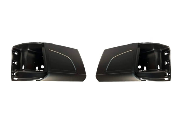 Bumper Plastic No Fog Holes With Brackets Set 2018+ Volvo VNL VNR