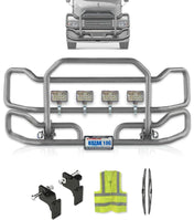Front Grey Grille Guard Large 2004-2017 Mack CX
