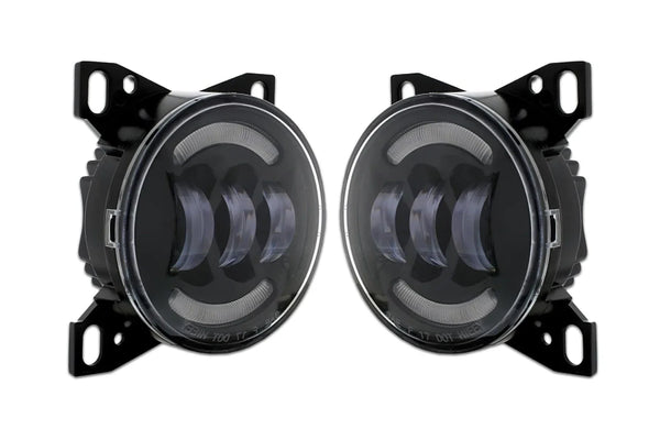 Fog LED Lights Lamp Black Set Kenworth T660