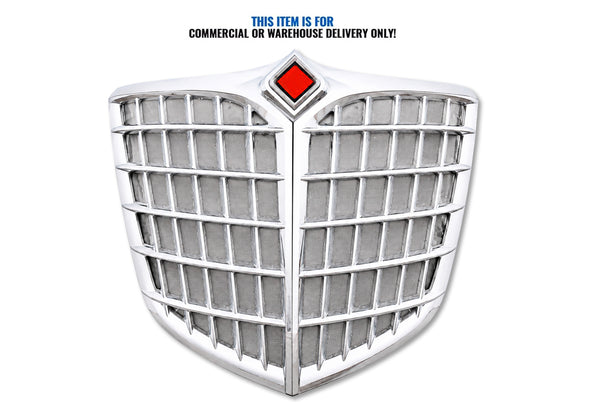 Chrome Grille with Bug Screen Complete Assembly International Lonestar