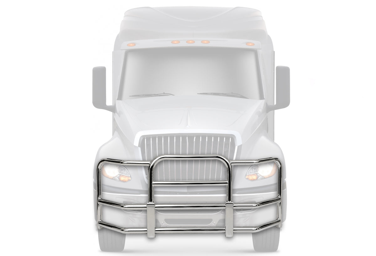 Full Front Grille Guard 90" x 36" Chrome International LT LT625