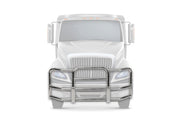 Full Front Grille Guard 90" x 36" Chrome International Prostar