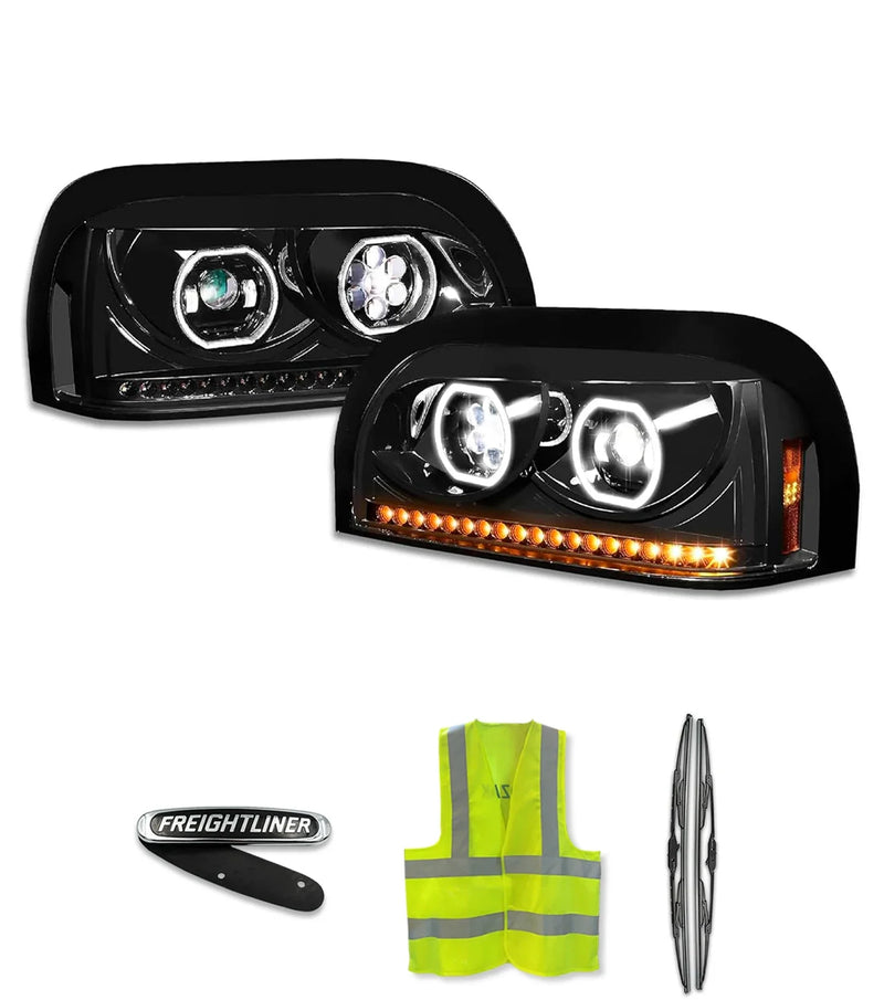Headlights LED Set 1996-2011 Freightliner Century 112 120
