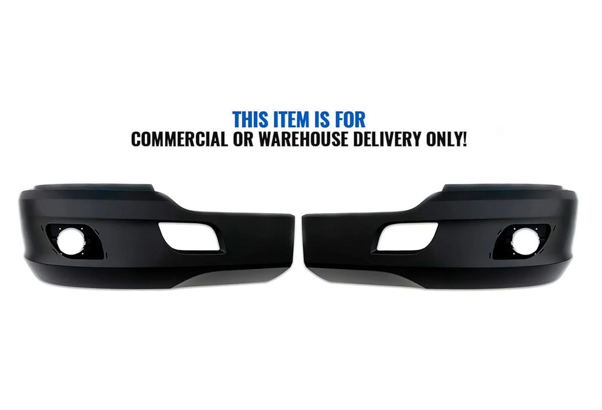 Bumper Corners Plastic Black with Bezels & Led Fogs Kenworth T680