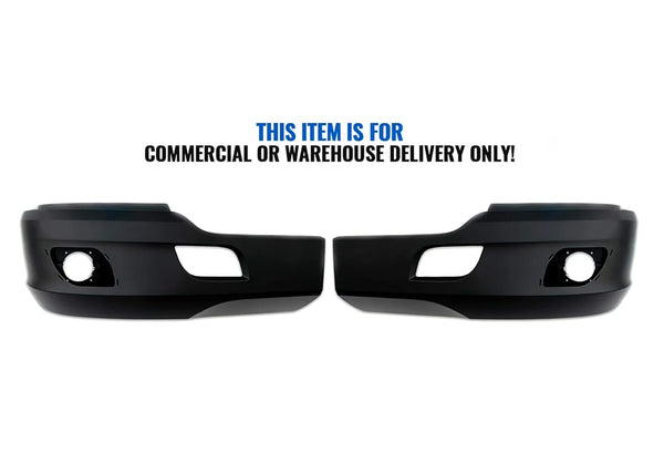 Bumper Corners Plastic Black with Bezels & Led Fogs Kenworth T680