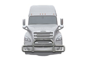 Front Grille Guard with Lights Chrome 2018+ Freightliner Cascadia 126 116