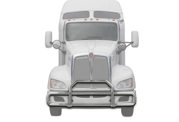 Front Grille Guard with lights Chrome Kenworth T660