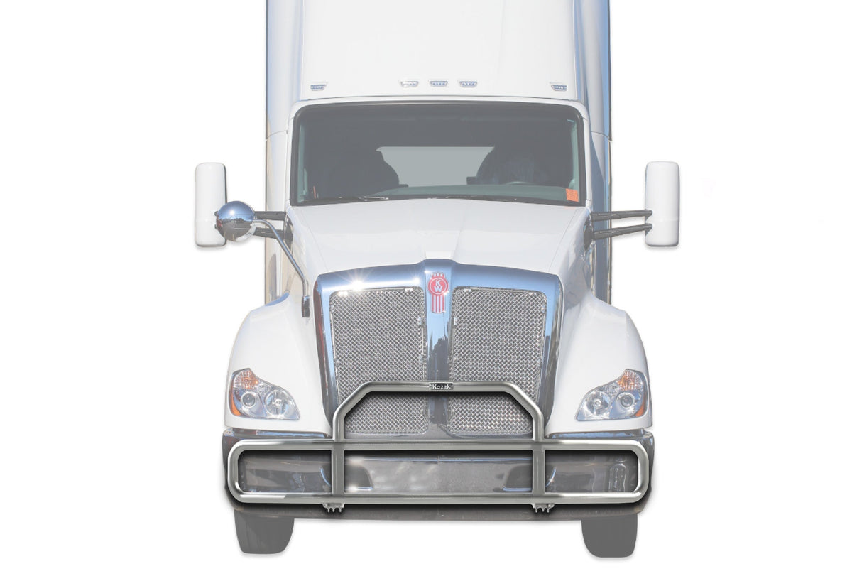 Front Grille  Guard with lights Chrome 2012-2021 Kenworth T680