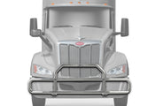 Front Grille Bumper Guard Chrome 2022+ Peterbilt 579 No Fog