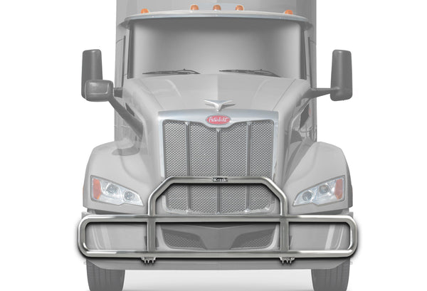 Front Grille Bumper Guard Chrome 2022+ Peterbilt 579 No Fog