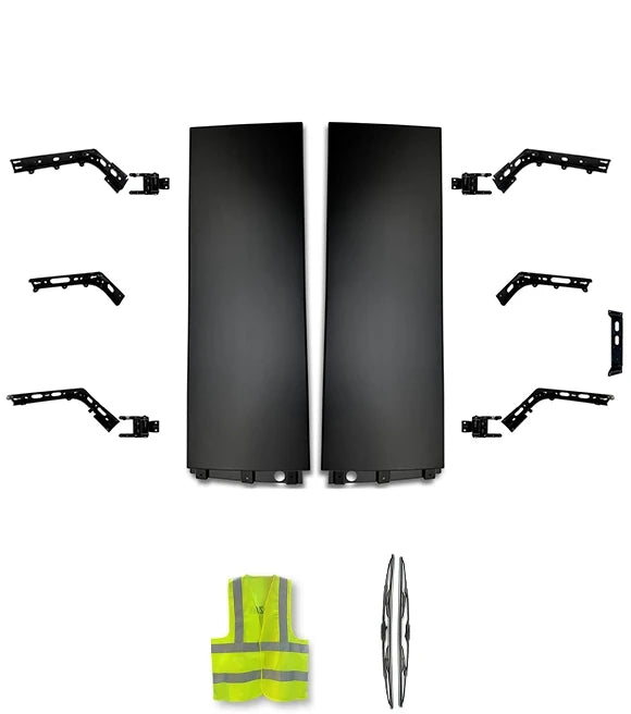 Cabin Fairings Lower Air Deflectors with Brackets Set 2025 2026 Volvo VNL 300 New