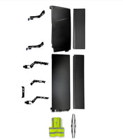 Cabin Fairing Upper & Lower Air Deflectors with Extensions & Brackets Driver 2025 2026 Volvo VNL New