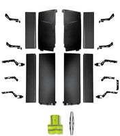 KOZAK Cabin Fairing Upper & Lower Air Deflectors with Extensions & Brackets Set 2025 2026 Volvo VNL New