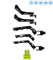 Upper & Lower Cab Fairing Support Brackets with Hinges Full Set Passenger 2025 2026 Volvo VNL New