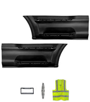 Front Step Side Panels with Brackets and Extensions Set 2022+ Peterbilt 579