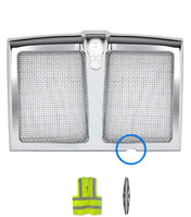 Grille Frame with Bug Screen Plastic MINOR COSMETIC DAMAGE Compatible with Kenworth T880