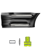 Front Step Side Panel w/Bracket, Upper & Lower Metal Steps, Extension Passenger 2022+ Peterbilt 579