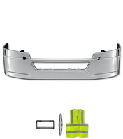 14" Front Bumper Chrome without Fog Light Holes 2018+ Freightliner Cascadia 126